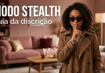 vibrador discreto e silencioso — modo stealth