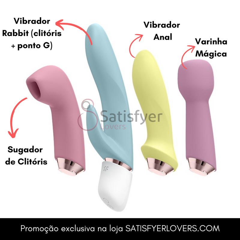 Satisfyer Marvelous Four - Vibrador Poderoso com 4 Estímulos Intensos