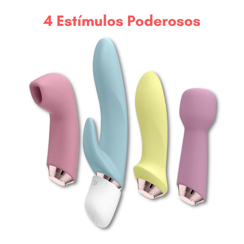 Satisfyer Marvelous Four - Vibrador Poderoso com 4 Estímulos Intensos