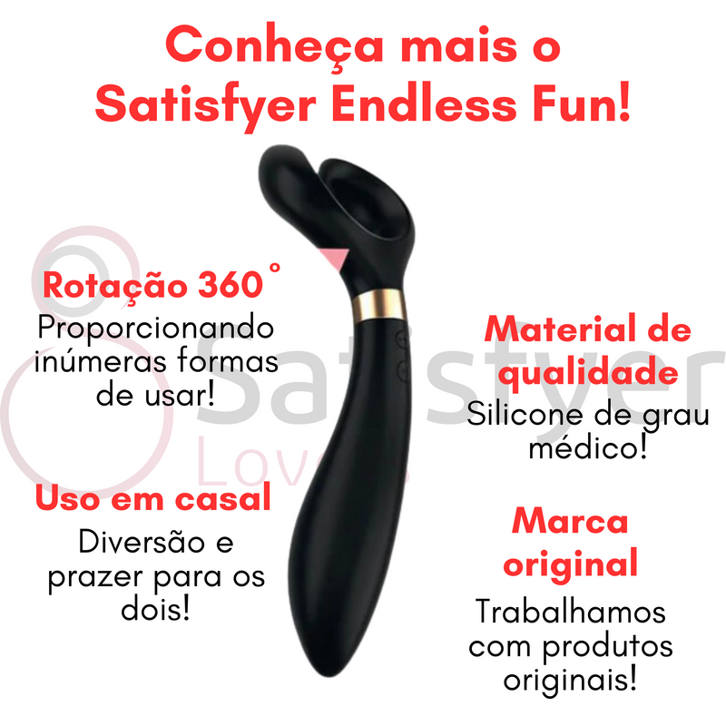 Satisfyer Endless Fun - Vibrador Multi Estímulos Poderoso - Satisfyer Lovers