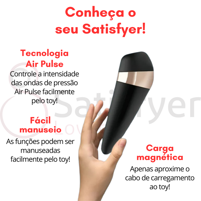 Satisfyer PRO 3+ - Sugador de Clitóris com Vibração Ultrassônica - Satisfyer Lovers