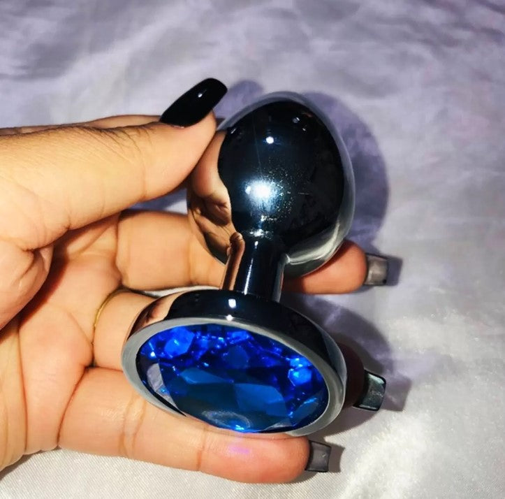 Plug Anal com Joia Luxuosa para Experiências Anais