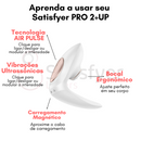 Satisfyer PRO 4 Couples - Vibrador de Ponto G & Pênis com Sugador de Clitóris - Satisfyer Lovers