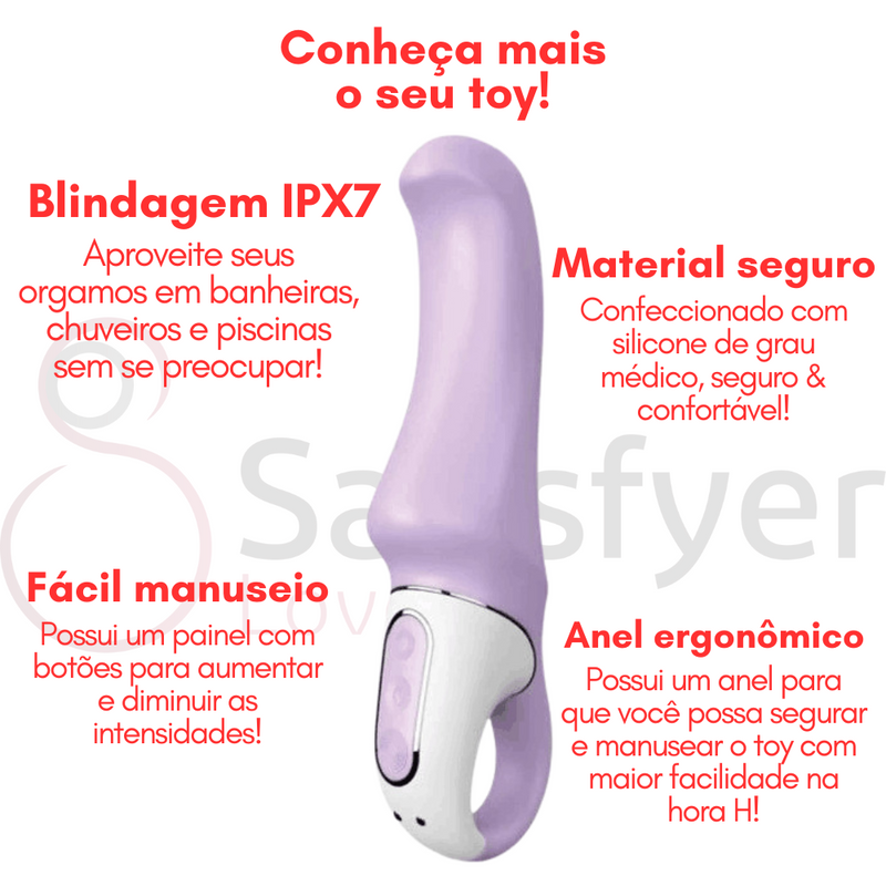 Satisfyer Charming Smile - Simulador de Sexo Oral com Vibração Potente