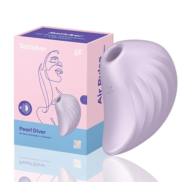 Satisfyer Pearl Diver - Vibrador Sugador de Clitóris AirPulse Estímulos Poderosos