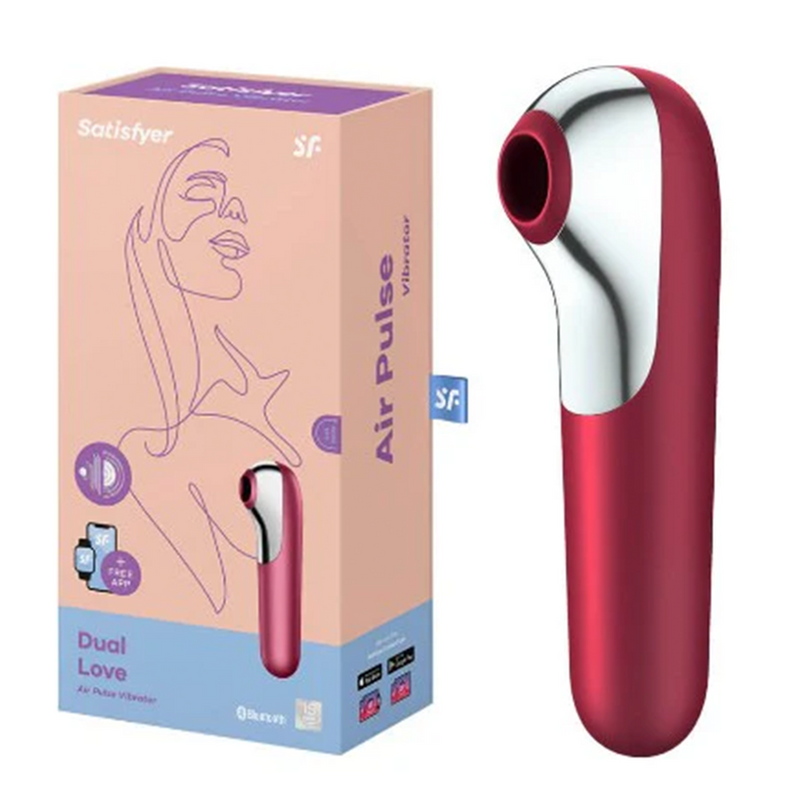 Satisfyer Dual Love Connect APP - Sugador de Clitóris e Estimulador de Ponto-G