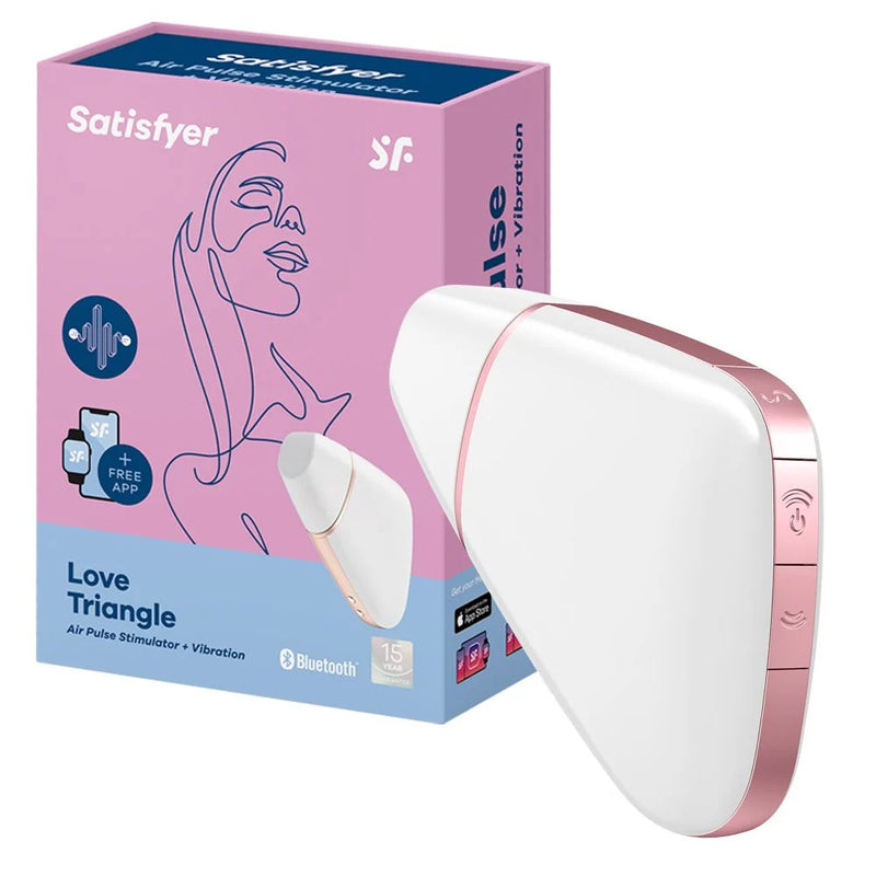 Satisfyer Love Triangle - Sugador de Clitóris com Estimulação por Ondas de Pressão e Vibração