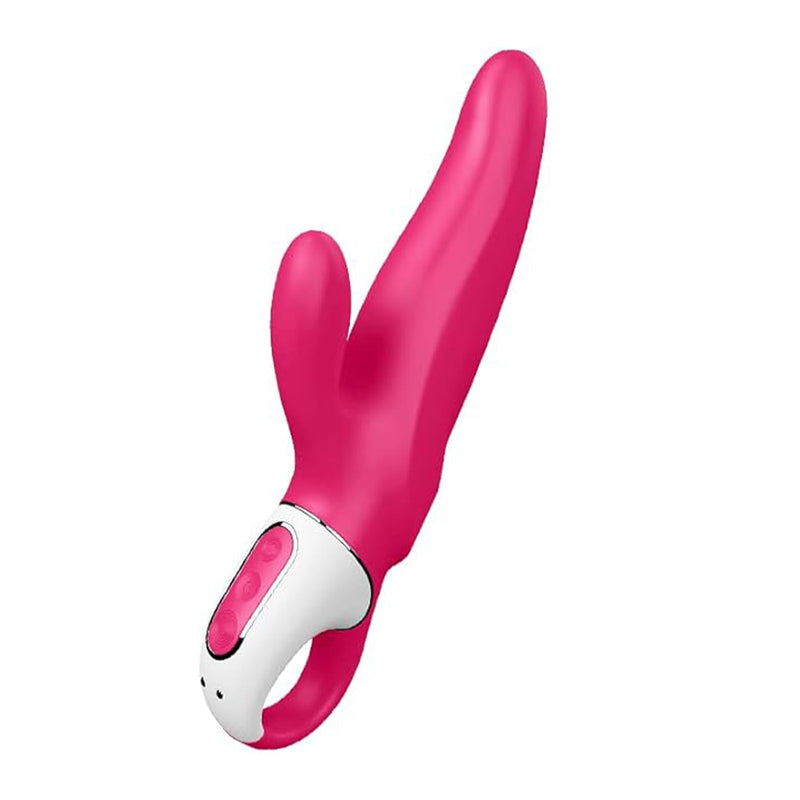 Satisfyer Mr. Rabbit - Vibrador com Estímulo Duplo: Clitóris e Ponto G - Vibrador Feminino - Estimulador Feminio - Vibrador 2 em 1 - Estimulador de Clitóris - Estimulador de Ponto-G - Vibrador Satisfyer