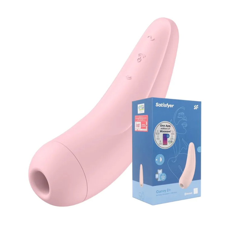 Satisfyer Curvy 2+ - Estimulador de Clitóris com Controle Remoto Via APP