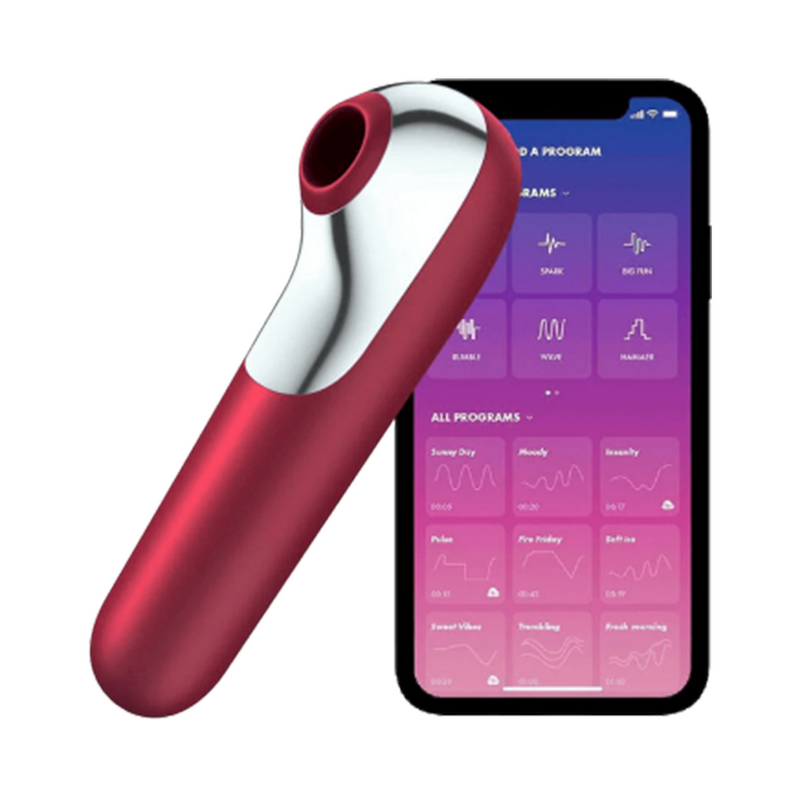 Satisfyer Dual Love Connect APP - Sugador de Clitóris e Estimulador de Ponto-G