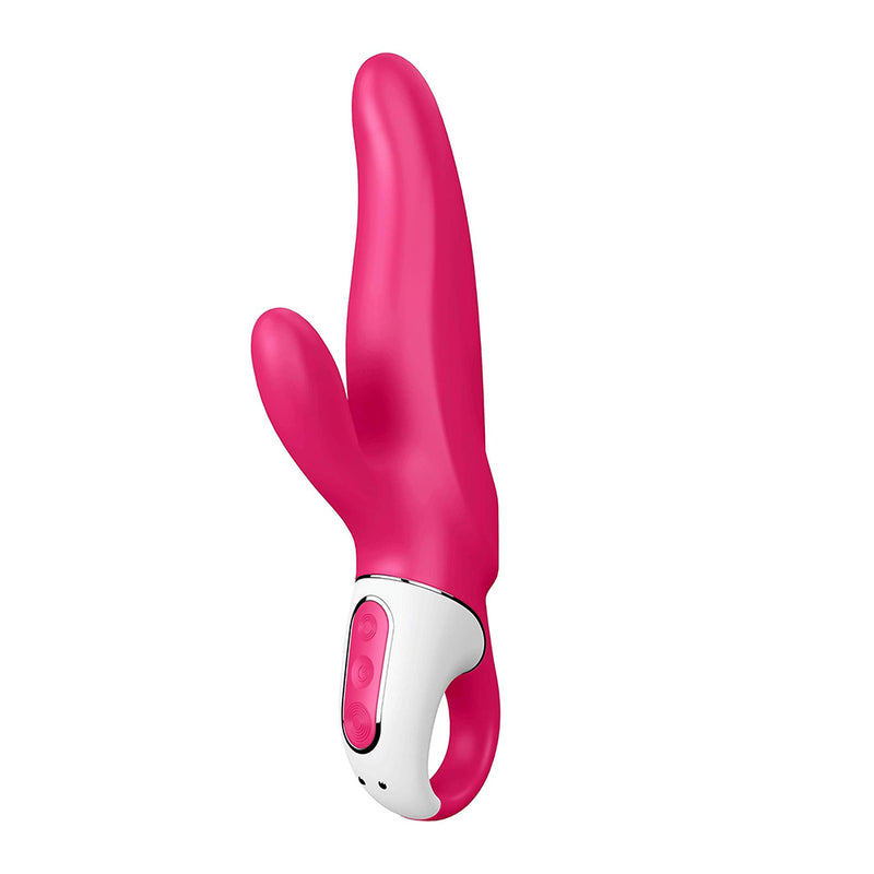 Satisfyer Mr. Rabbit - Vibrador com Estímulo Duplo: Clitóris e Ponto G - Vibrador Feminino - Estimulador Feminio - Vibrador 2 em 1 - Estimulador de Clitóris - Estimulador de Ponto-G - Vibrador Satisfyer