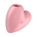Cutie Heart Satisfyer - Sugador de Clitóris com Vibração e Formato Coração - Vibrador Satisfyer - Vibrador Feminino - Estimulador de Clitóris  - Vibrador de Clitóris - Satisfyer - Vibrador para Mulher