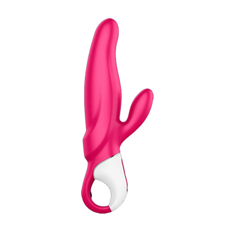 Satisfyer Mr. Rabbit - Vibrador com Estímulo Duplo: Clitóris e Ponto G - Vibrador Feminino - Estimulador Feminio - Vibrador 2 em 1 - Estimulador de Clitóris - Estimulador de Ponto-G - Vibrador Satisfyer