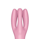 Satisfyer Threesome 3 - 3 Estímulos Simultâneos de Lábios e Clitóris - Vibrador Satisfyer - Vibrador Feminino- Satisfyer 3 em 1 - Estimulador de Clitóris