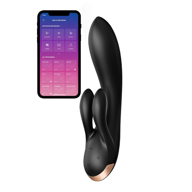 Satisfyer Double Flex - Vibrador Rabbit com Estimulação de Clitóris e Ponto-G